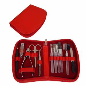 Estojo para Manicure com 11 peças para Brinde